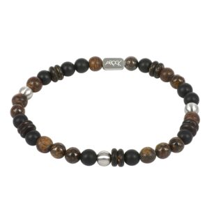 AROCK -EDDIE Armband Brunt/Svart