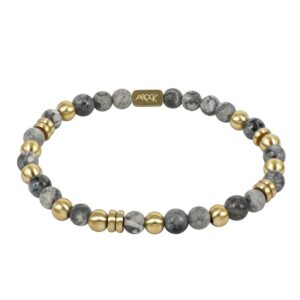 AROCK -EDDIE Armband Grått/Guld