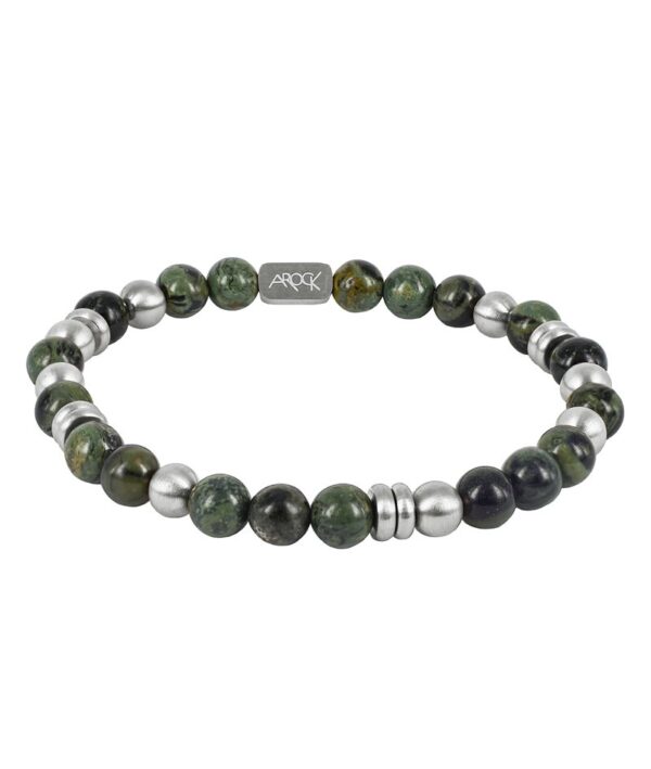 AROCK -EDDIE Armband Army/Stål