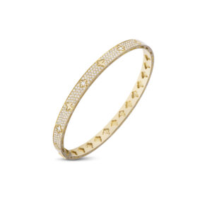 Piero Milano - Eden. Armband stelt med öppning. 18 k med Pavé diamanter. Nyhet!