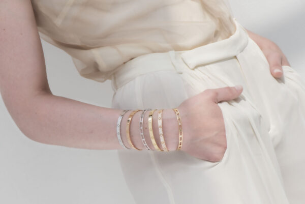 Piero Milano - Eden. Armband stelt med öppning. 18 k med Pavé diamanter. Nyhet! - Bild 2