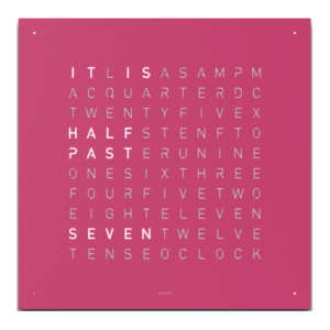 QLOCKTWO - Pretty pink. Special utgåva 45*45 cm 1 st i lager
