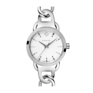 Gant Truro Stål Vit tavla - 28 mm