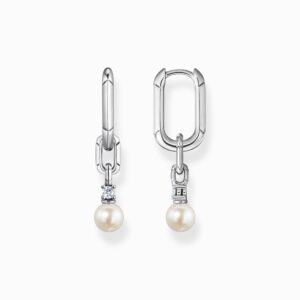 Thomas Sabo Creolörhängen länkar och pärlor silver