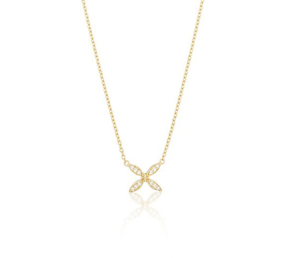 Carolina Gynning – Sparkling ellipse mini halsband