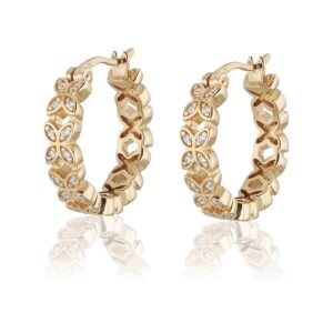 Carolina Gynning –  Sparkling ellipse örhängen creol Large
