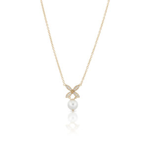 Carolina Gynning –  Ellipse mini pearl halsband