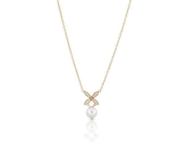 Carolina Gynning –  Ellipse mini pearl halsband