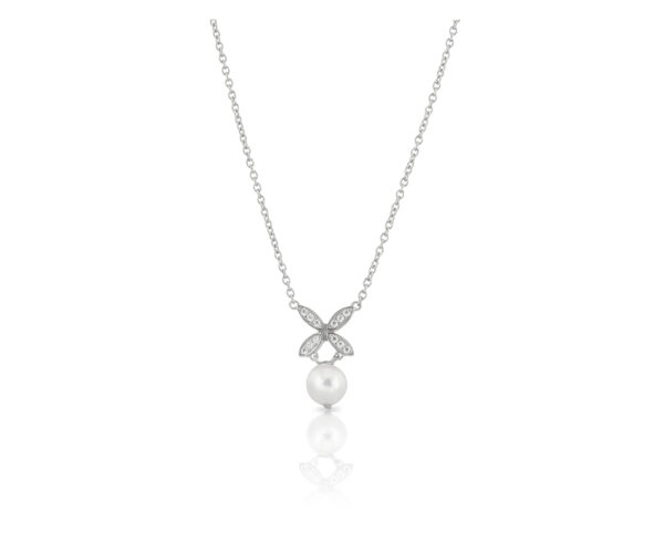 Carolina Gynning –  Ellipse mini pearl halsband