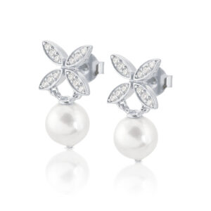 Carolina Gynning –  Ellipse mini pearl örhängen