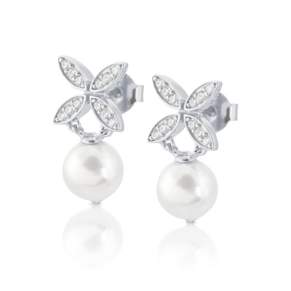 Carolina Gynning –  Ellipse mini pearl örhängen