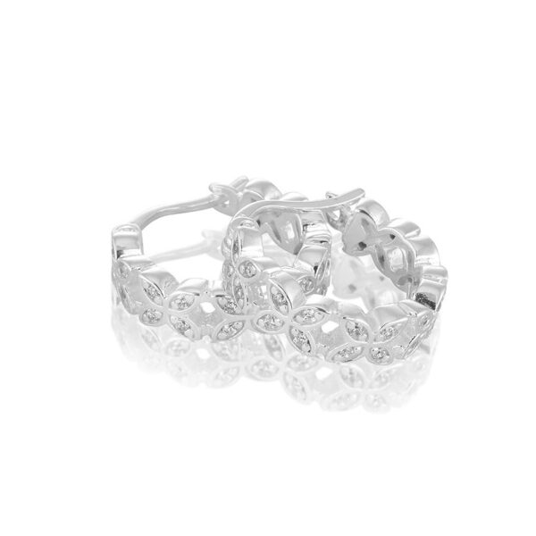 Carolina Gynning –  Sparkling ellipse örhängen creol mini - Bild 2