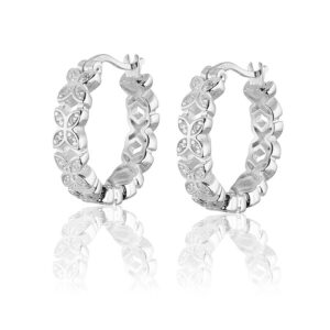 Carolina Gynning –  Sparkling ellipse örhängen creol Large