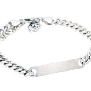 Nobel By Billgren - Silverarmband Bricka 6 mm