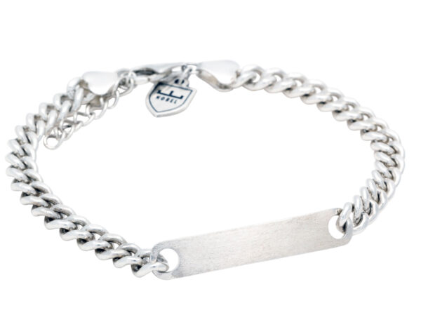 Nobel By Billgren - Silverarmband Bricka 6 mm