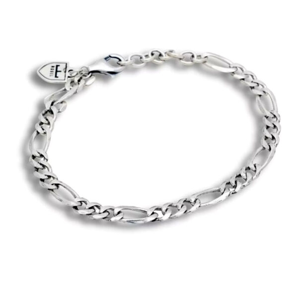 Nobel By Billgren - Silverarmband Figaro 6 mm