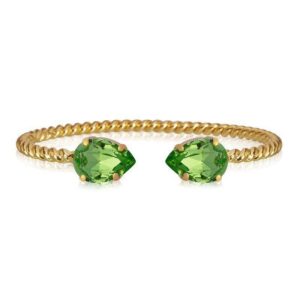 Caroline Svedbom Mini Drop Armband / Peridot.