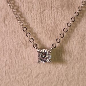 Hänge i vitguld 18k med CZ