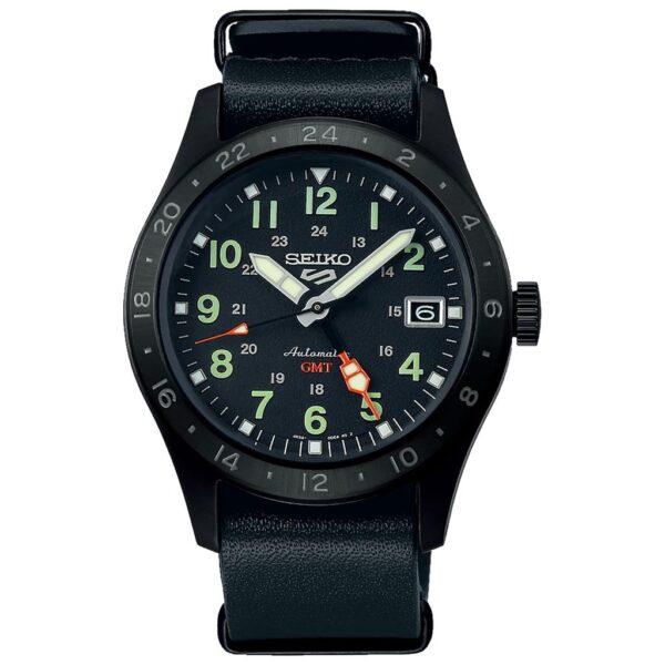 Seiko 5 Sports Field ‘Deception’ Mechanical GMT. 40 mm. 1 ex