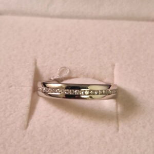 Rivoir Diamond 18 k - 0,14 ct.- Stl 17,2 mm. 1 st