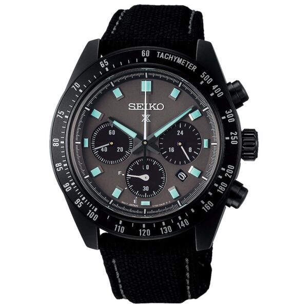 Seiko Prospex Speedtimer 39 mm 100M. Black Steel