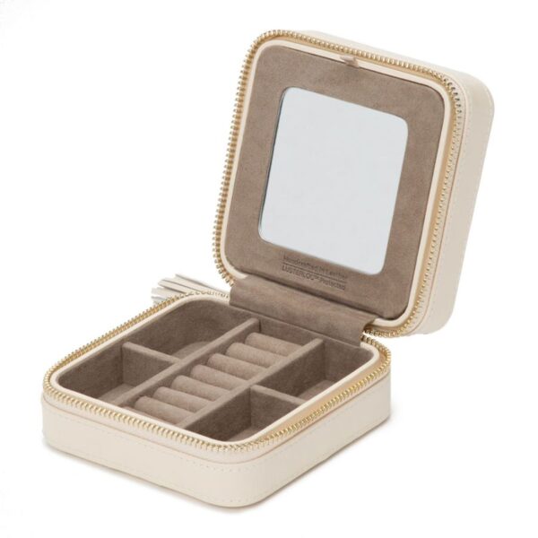 Wolf smyckeskrin. Caroline Zip Travel Case Ivory. Special pris! - Bild 2