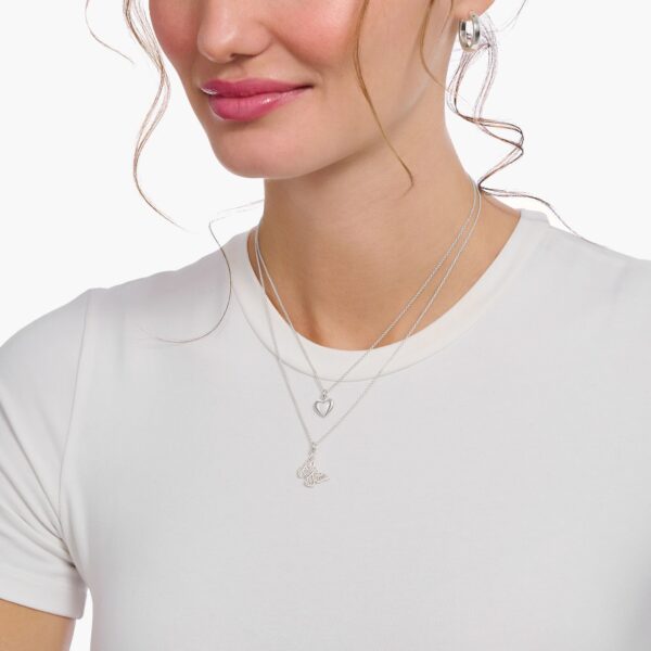 Thomas Sabo Halsband -  Hjärtformat, Silver. - Bild 2