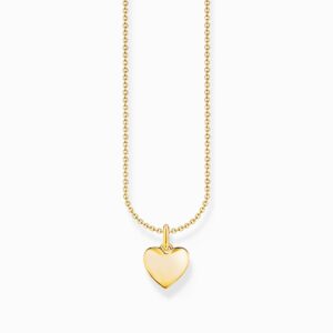 Thomas Sabo Halsband -  Hjärtformat, guldpläterat.