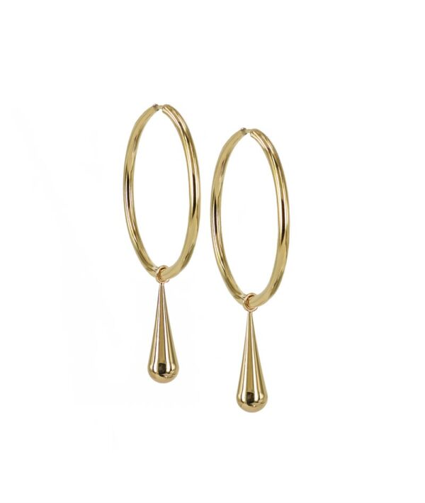 Astrid & Agnes BELLA Big Hoops Guldplätering