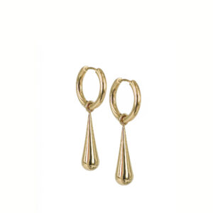 Astrid & Agnes BELLA Hoops Guldplätering