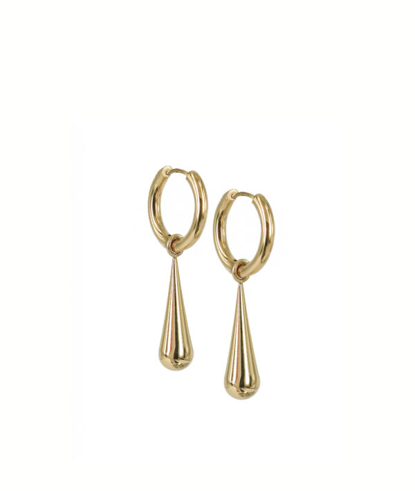 Astrid & Agnes BELLA Hoops Guldplätering