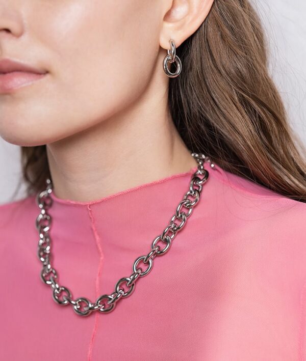 Astrid & Agnes RUBY Halsband Stål - Bild 2