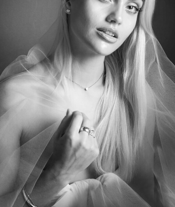 Astrid & Agnes ELISE Halsband Stål - Bild 2