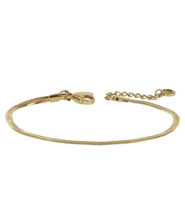 Astrid & Agnes FIONA Armband 3 mm Guldplätering