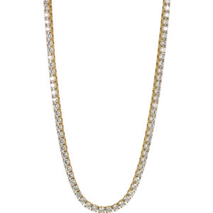 Astrid & Agnes GLIMRA Halsband Guldplätering "Tennis halsband"