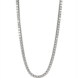 Astrid & Agnes GLIMRA Halsband Stål "Tennis halsband"