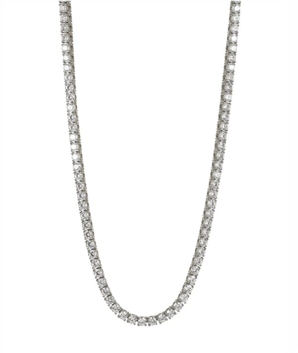 Astrid & Agnes GLIMRA Halsband Stål "Tennis halsband"