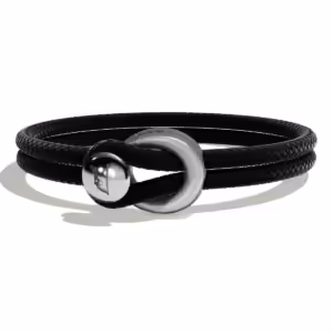 LINKS JEWELS Original Matt, Black armband Recycled Nylon. Nu bättre pris!