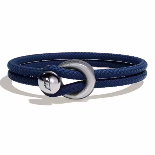 LINKS JEWELS Original Matt, Blue armband Recycled Nylon. Nu bättre pris!