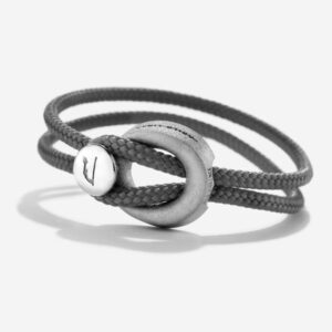 LINKS JEWELS Original Matt, Grey armband Recycled Nylon. Nu bättre pris!
