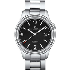 Sjöö Sandström Royal Steel Classic 41 mm Svart tavla