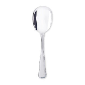 Matsilver G:a Dansk Nysilver Mema kompottsked . 1 st