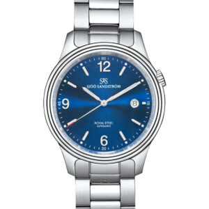 Sjöö Sandström Royal Steel Classic - 41 mm. Blå tavla