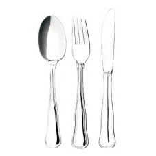 Matsilver G:a Dansk Nysilver Mema Förrättsgaffel . 1 st