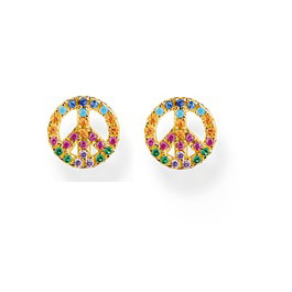 Thomas Sabo Peace örhängen med CZ Multi färg. sista ex