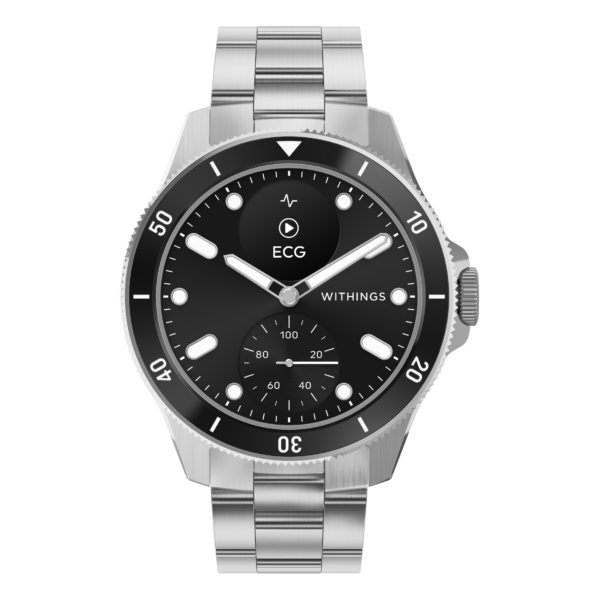 Withings - ScanWatch Nova 42 mm, Safirglas 100 m