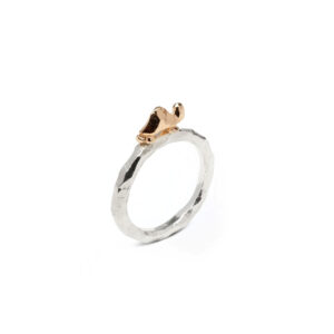 Sandberg Ring - Ringo Sköldpadda. Silver/18 k guld