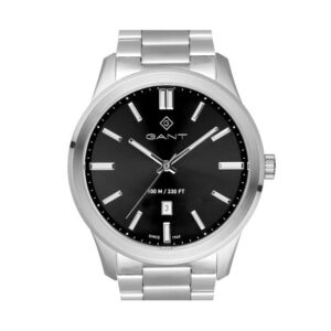 Gant Bridgeton - Stål Svart tavla. 43 mm