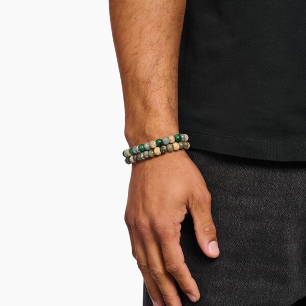 Thomas Sabo  Armband Labradorit och krokodil jaspis 9 mm. Nyhet! - Bild 2