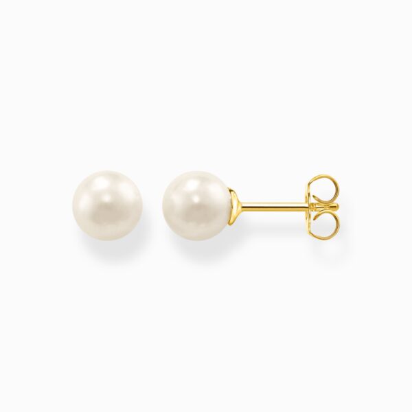 Thomas Sabo Örhänge Pärla 7 mm, guld pläterat